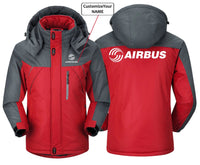 Thumbnail for CUSTOM NAME AIRBSUS LOGO WINTER COAT