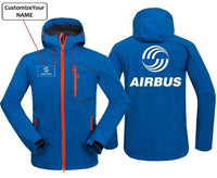 Thumbnail for CUSTOM NAME AIRBUS  LOGO FLEECE HODIE THE AV8R