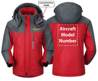 Thumbnail for CUSTOM NAME AND AIRCRAFT MODEL NUMBER WINTER COAT