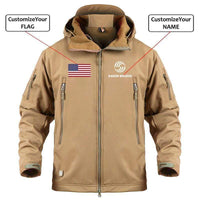 Thumbnail for CUSTOM NAME & FLAG AIRBUS  LOGO - WARM TACTICAL II MILITARY FLEECE THE AV8R