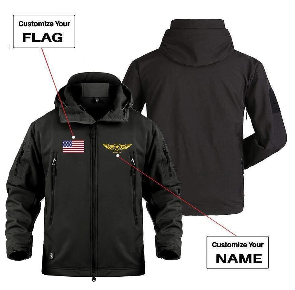 CUSTOM NAME & FLAG DESIGNED MILITARY FLEECE THE AV8R