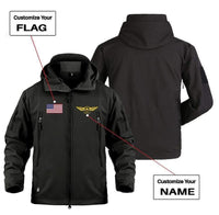 Thumbnail for CUSTOM NAME & FLAG DESIGNED MILITARY FLEECE THE AV8R