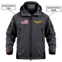 Thumbnail for CUSTOM NAME & FLAG - WARM TACTICAL II MILITARY FLEECE THE AV8R