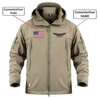 Thumbnail for CUSTOM NAME & FLAG - WARM TACTICAL II MILITARY FLEECE THE AV8R