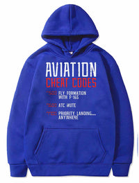 Thumbnail for Aviation Cheat Codes Funny Airplane Humor Pilot PULLOVER THE AV8R