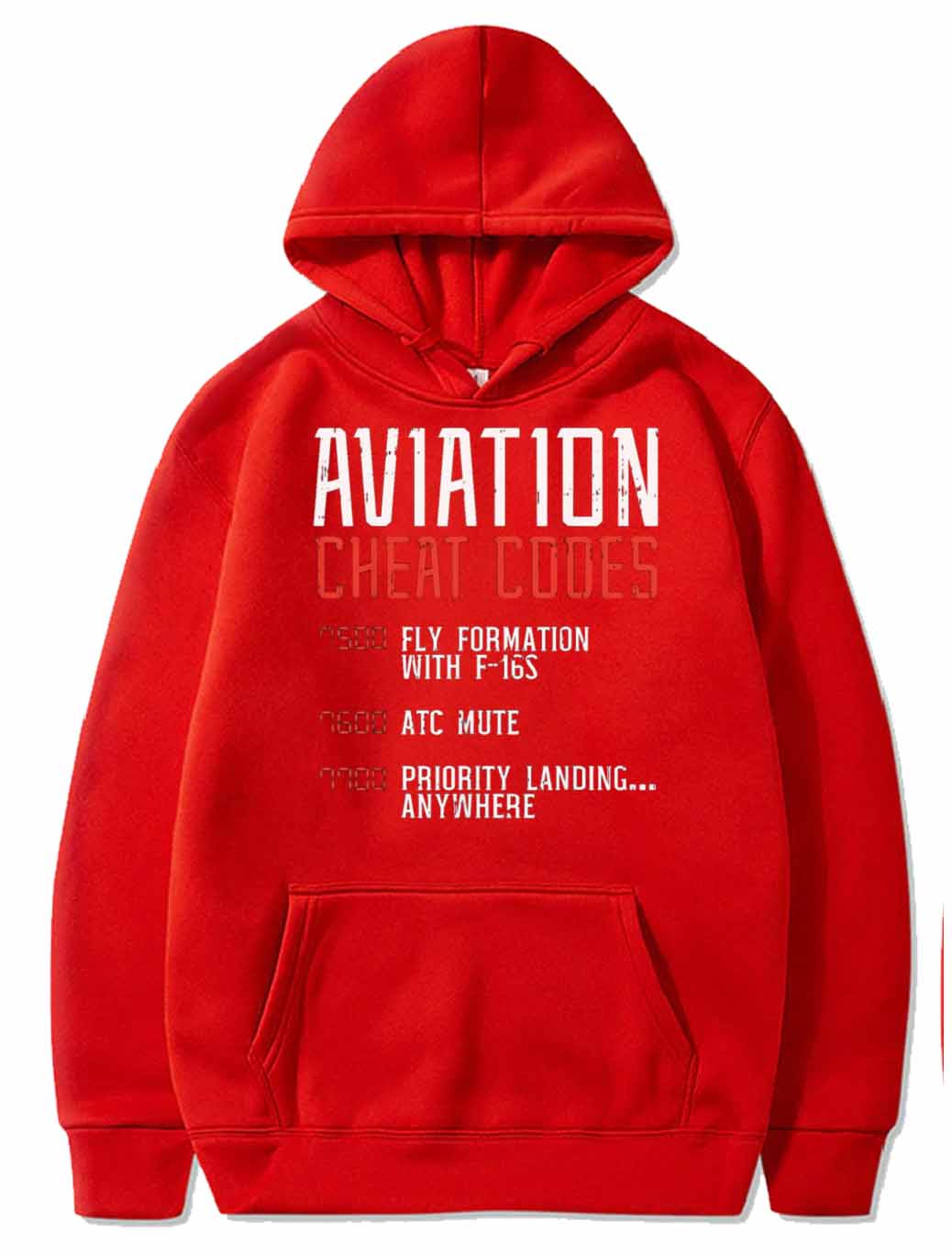 Aviation Cheat Codes Funny Airplane Humor Pilot PULLOVER THE AV8R