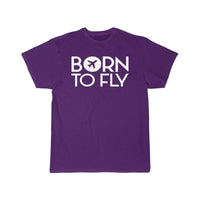 Thumbnail for Born to fly Flight Cabin Crew Aviation Pilot T-SHIRT THE AV8R