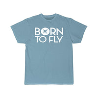 Thumbnail for Born to fly Flight Cabin Crew Aviation Pilot T-SHIRT THE AV8R