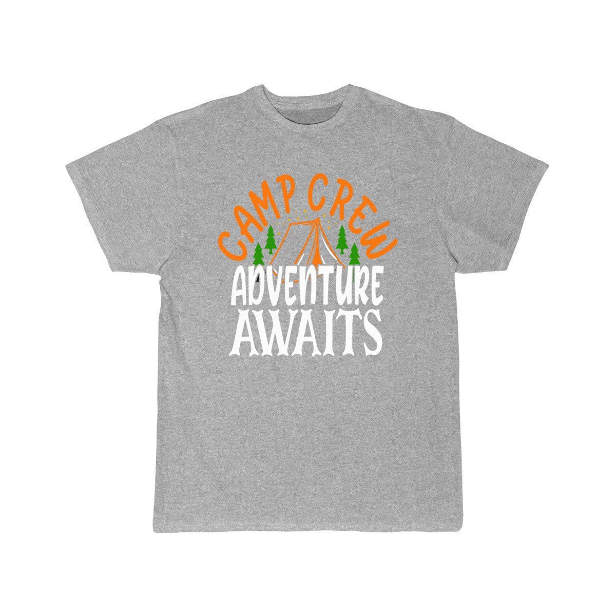 Camp Crew Adventure Awaits T-SHIRT THE AV8R