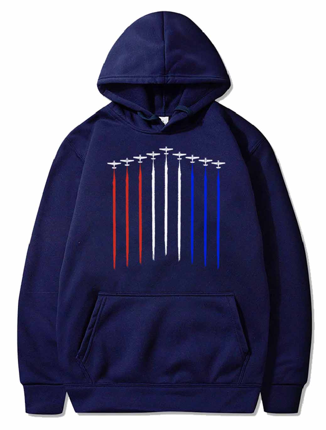 M20J Airplane Vintage American Flag Contrails PULLOVER THE AV8R