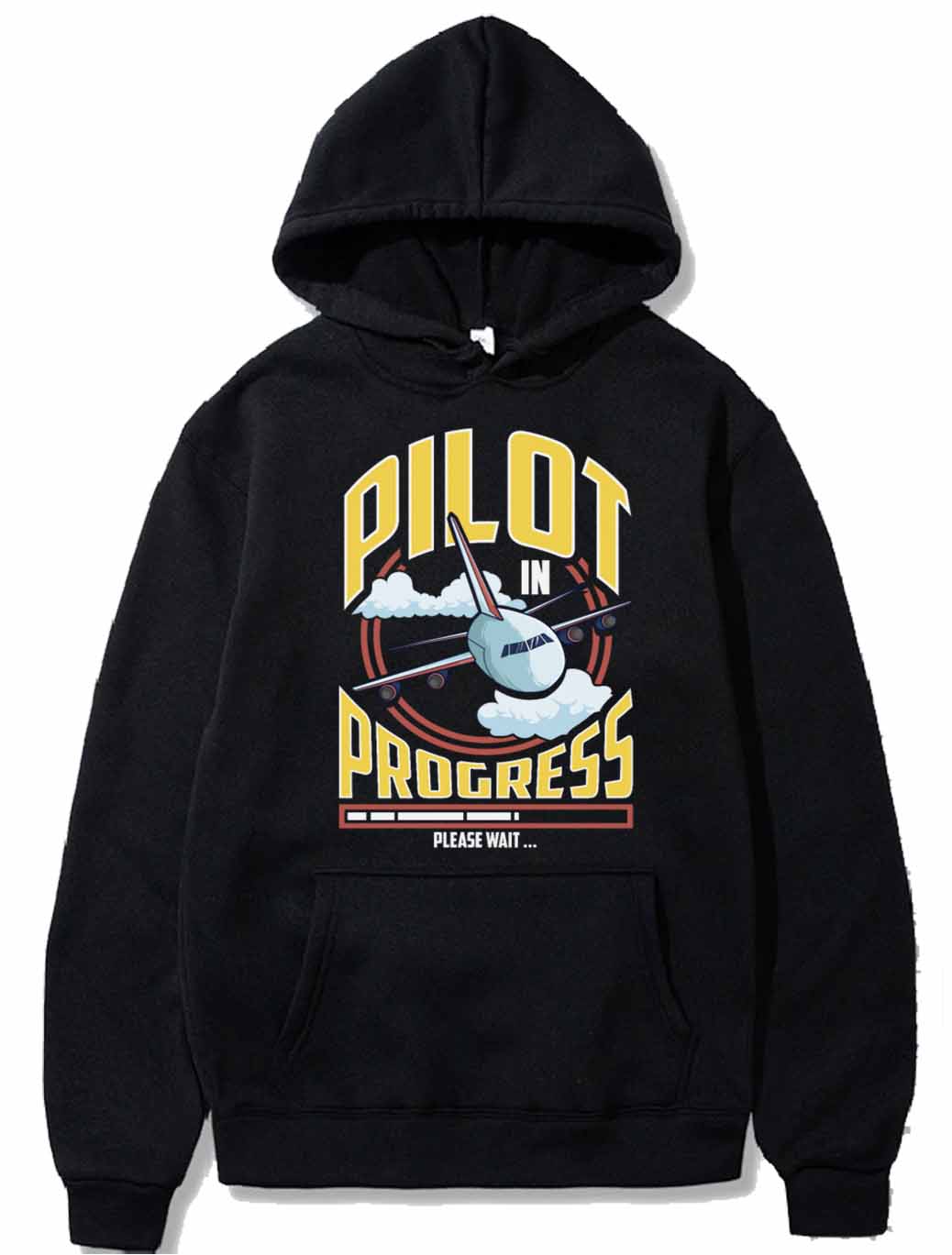 Funny Pilot In Progress Please Wait Airplane Pilot PULLOVER THE AV8R