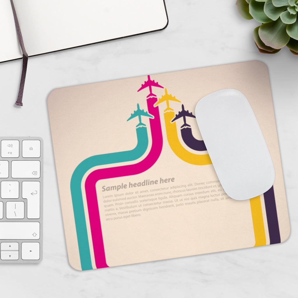 AIRCRAFT HEARTBEAT -  MOUSE PAD Printify