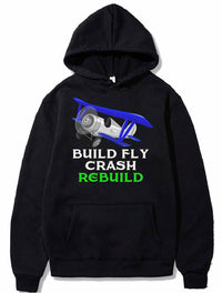 Thumbnail for Build Fly Crash Rebuild - RC Pilot Gift PULLOVER THE AV8R