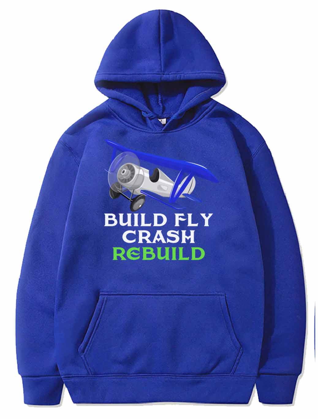 Build Fly Crash Rebuild - RC Pilot Gift PULLOVER THE AV8R