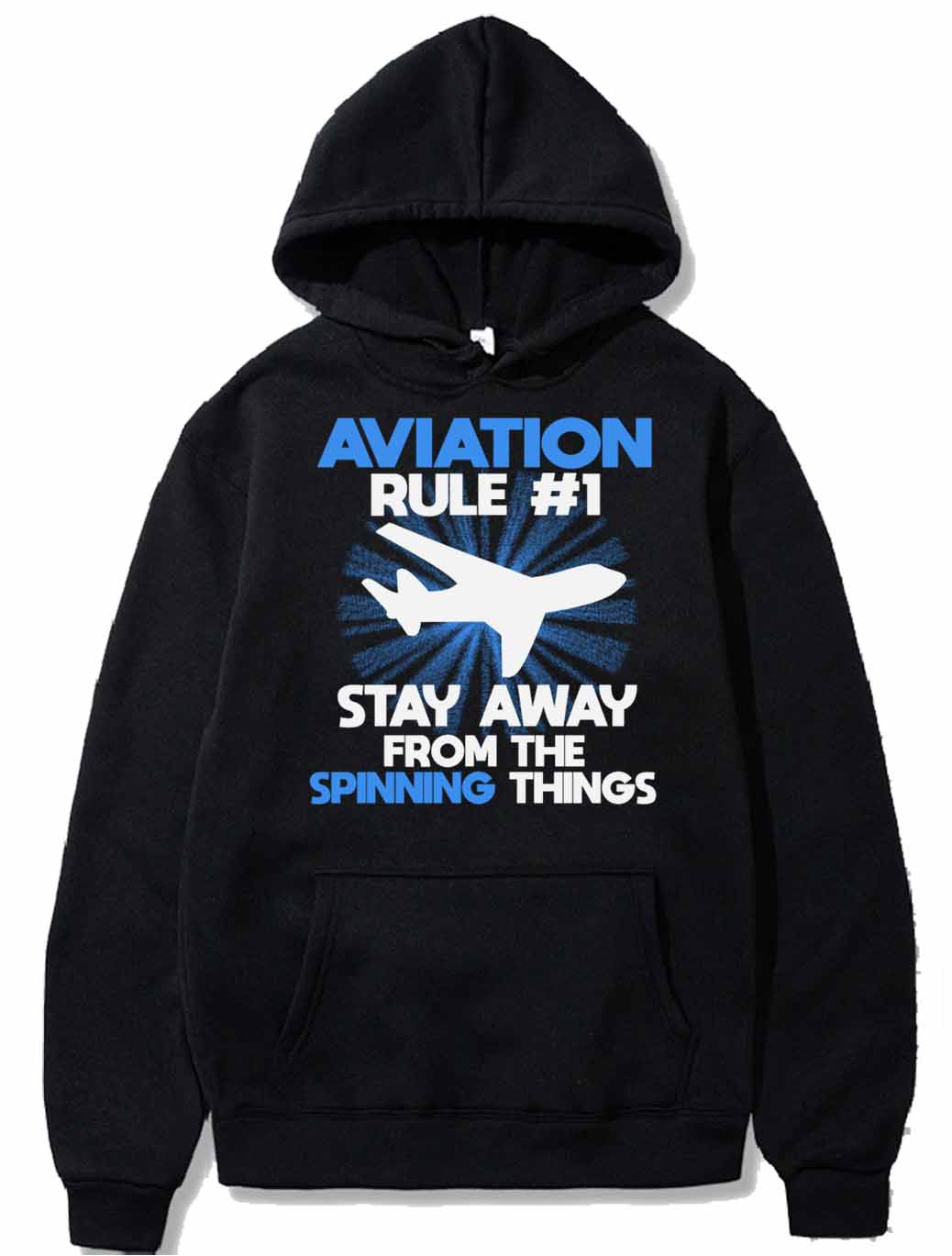 Aviation Rule funny Pilot Airplane Quote PULLOVER THE AV8R