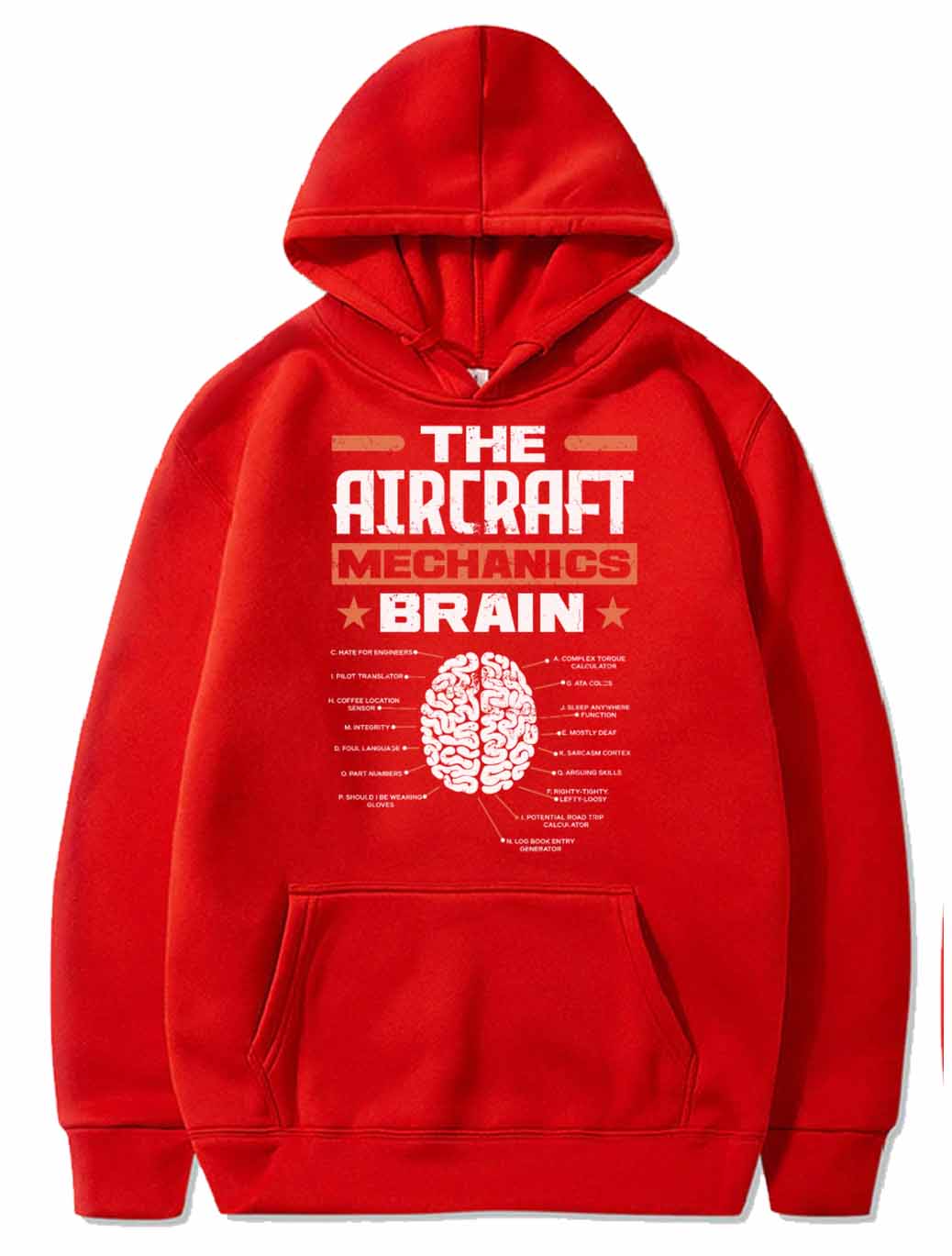 Aircraft Mechanic Brain PULLOVER THE AV8R