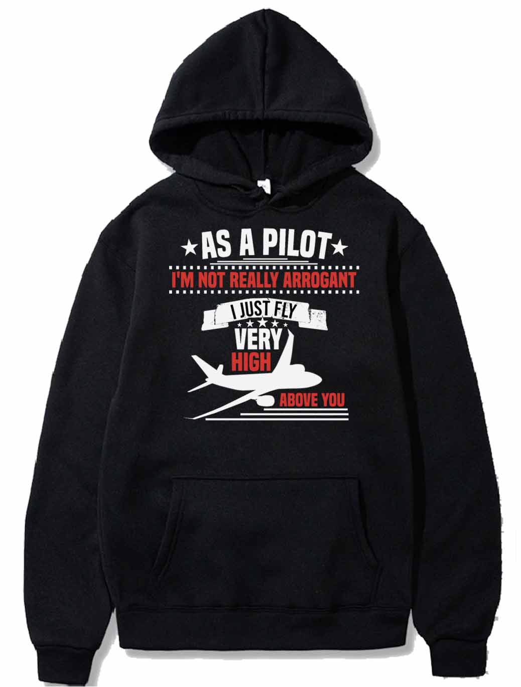 plane pilot flight high humor funny plane gift PULLOVER THE AV8R