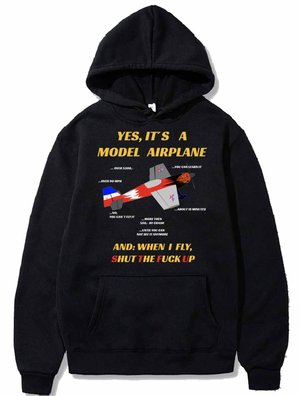 Model Building Pilot Airplane PULLOVER THE AV8R