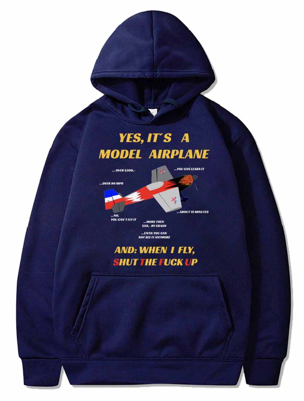 Model Building Pilot Airplane PULLOVER THE AV8R