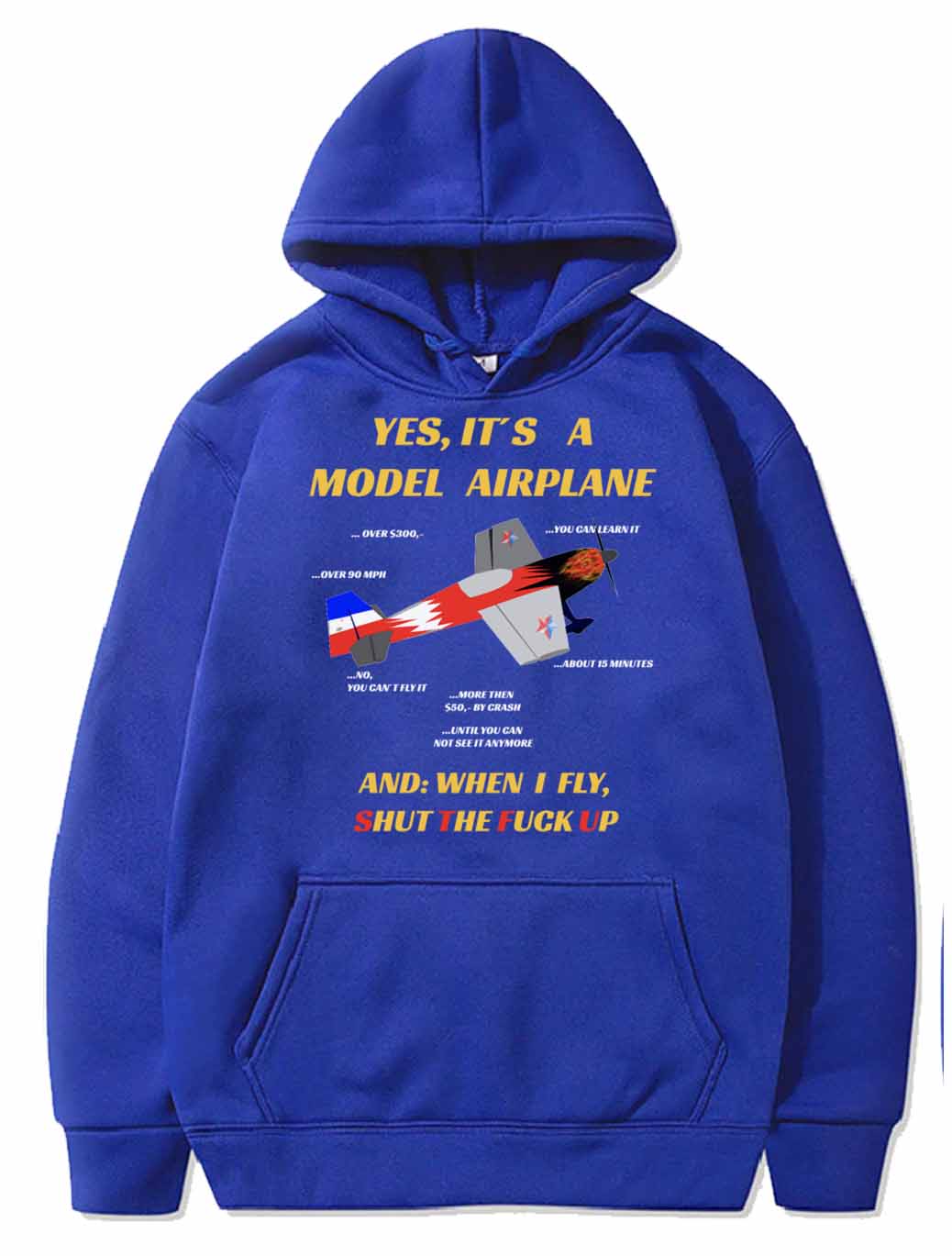 Model Building Pilot Airplane PULLOVER THE AV8R