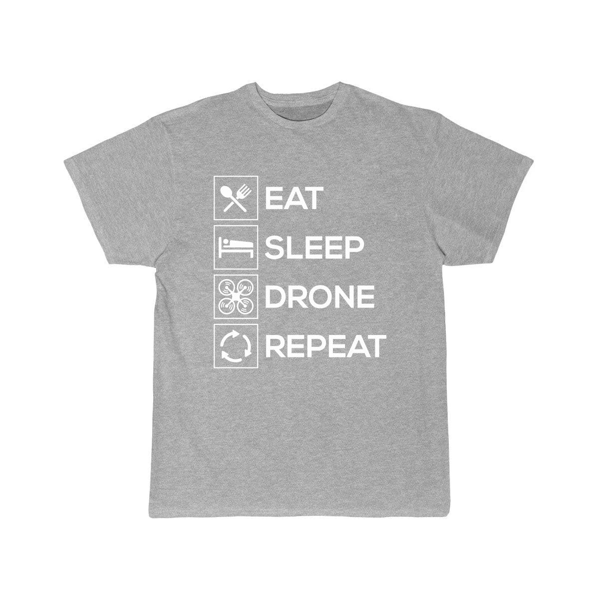 EAT SLEEP DRONE REPEAT CLASSIC T-SHIRT THE AV8R