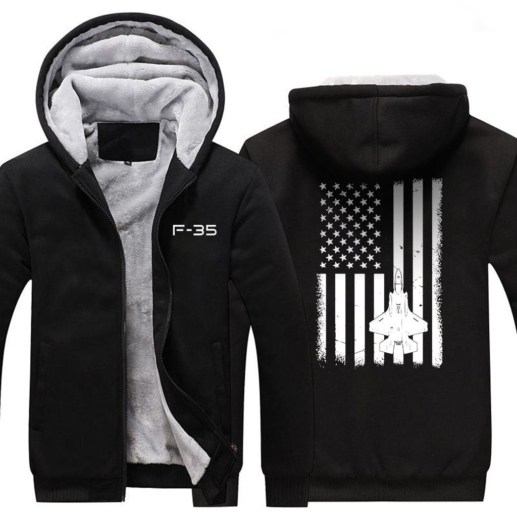 F-35 DESIGNED ZIPPER SWEATER THE AV8R