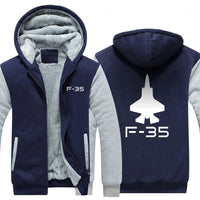 Thumbnail for F-35 DESIGNED ZIPPER SWEATER THE AV8R