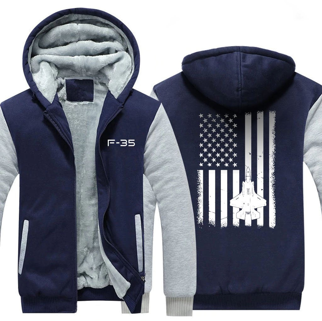 F-35 DESIGNED ZIPPER SWEATER THE AV8R