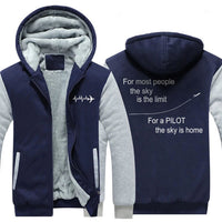 Thumbnail for FOR MOST PEOPLE THE SKY IS THE LIMIT FOR A THE SKY IS HOME ZIPPER SWEATER THE AV8R