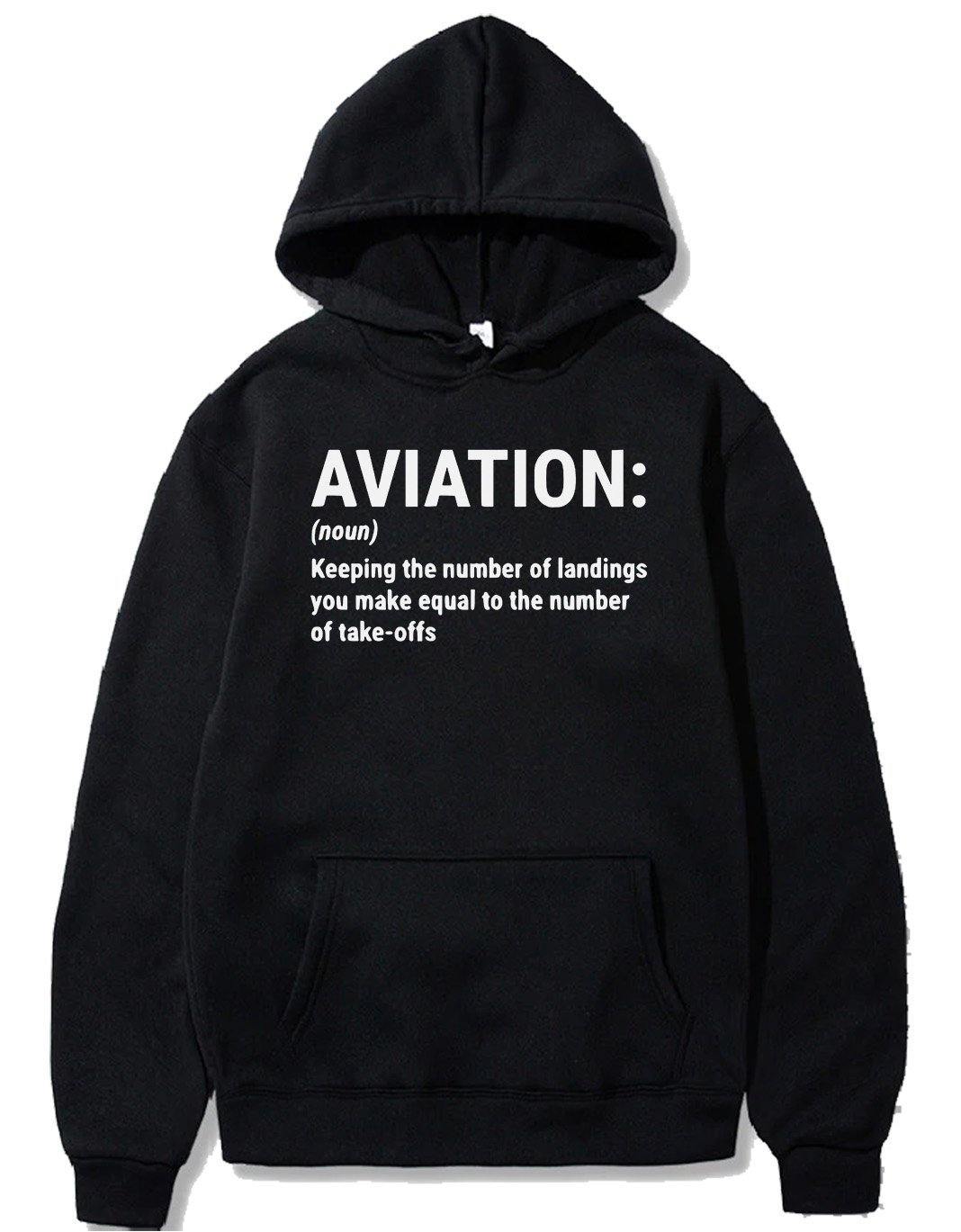 FUNNY AVIATION DEFINITION PILOT GIFT PULLOVER THE AV8R