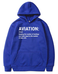 Thumbnail for FUNNY AVIATION DEFINITION PILOT GIFT PULLOVER THE AV8R