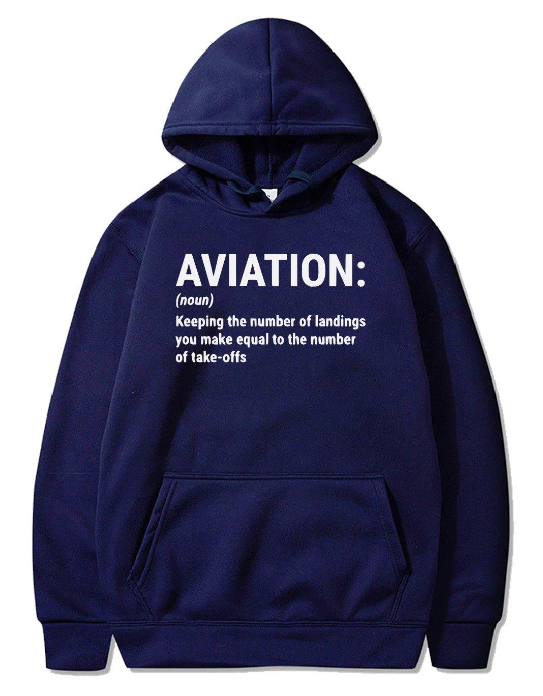 FUNNY AVIATION DEFINITION PILOT GIFT PULLOVER THE AV8R