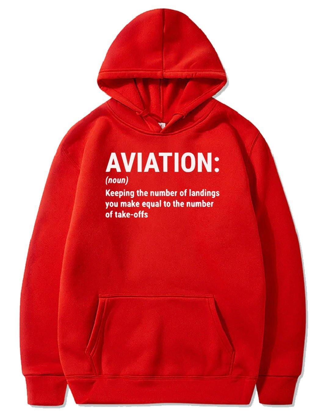 FUNNY AVIATION DEFINITION PILOT GIFT PULLOVER THE AV8R