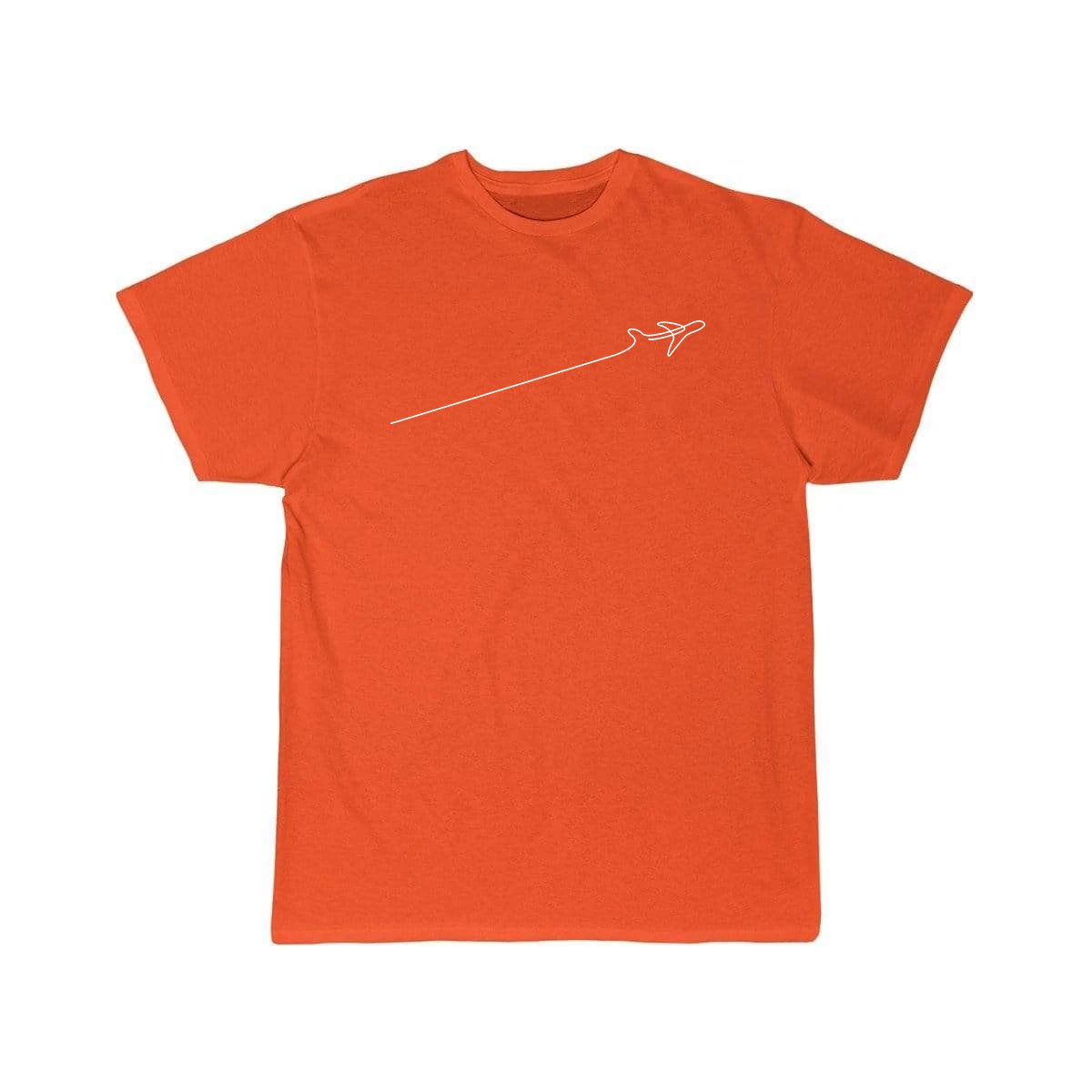 MINIMALIST LINE WITH AIRPLANE DESIGN CLASSIC T-SHIRT THE AV8R