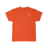 Thumbnail for MINIMALIST LINE WITH AIRPLANE DESIGN CLASSIC T-SHIRT THE AV8R