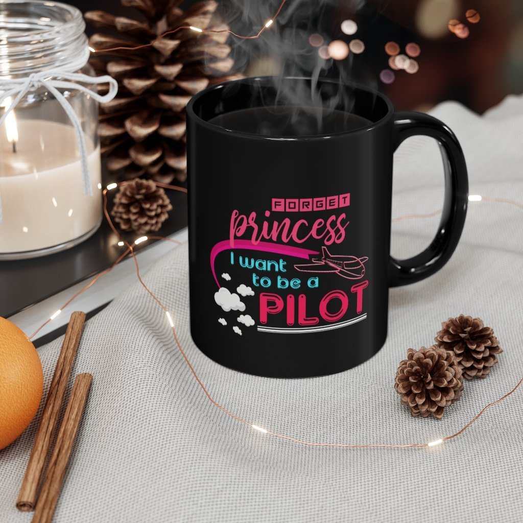 PRINCESS I WANT TO BE A PILOT DESIGNED - MUG Printify