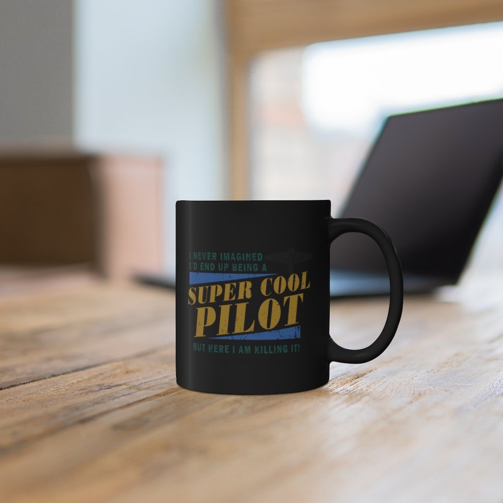 SUPER COOL  PILOT DESIGNED - MUG Printify