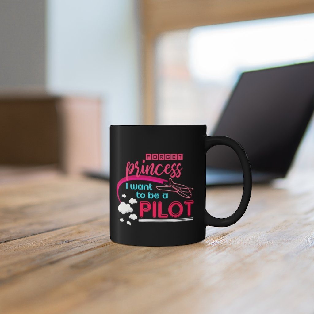 PRINCESS I WANT TO BE A PILOT DESIGNED - MUG Printify