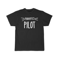 Thumbnail for PILOT GIFT CUTE PERFECT PILOT CAT LOVER DESIGN CLASSIC T-SHIRT THE AV8R