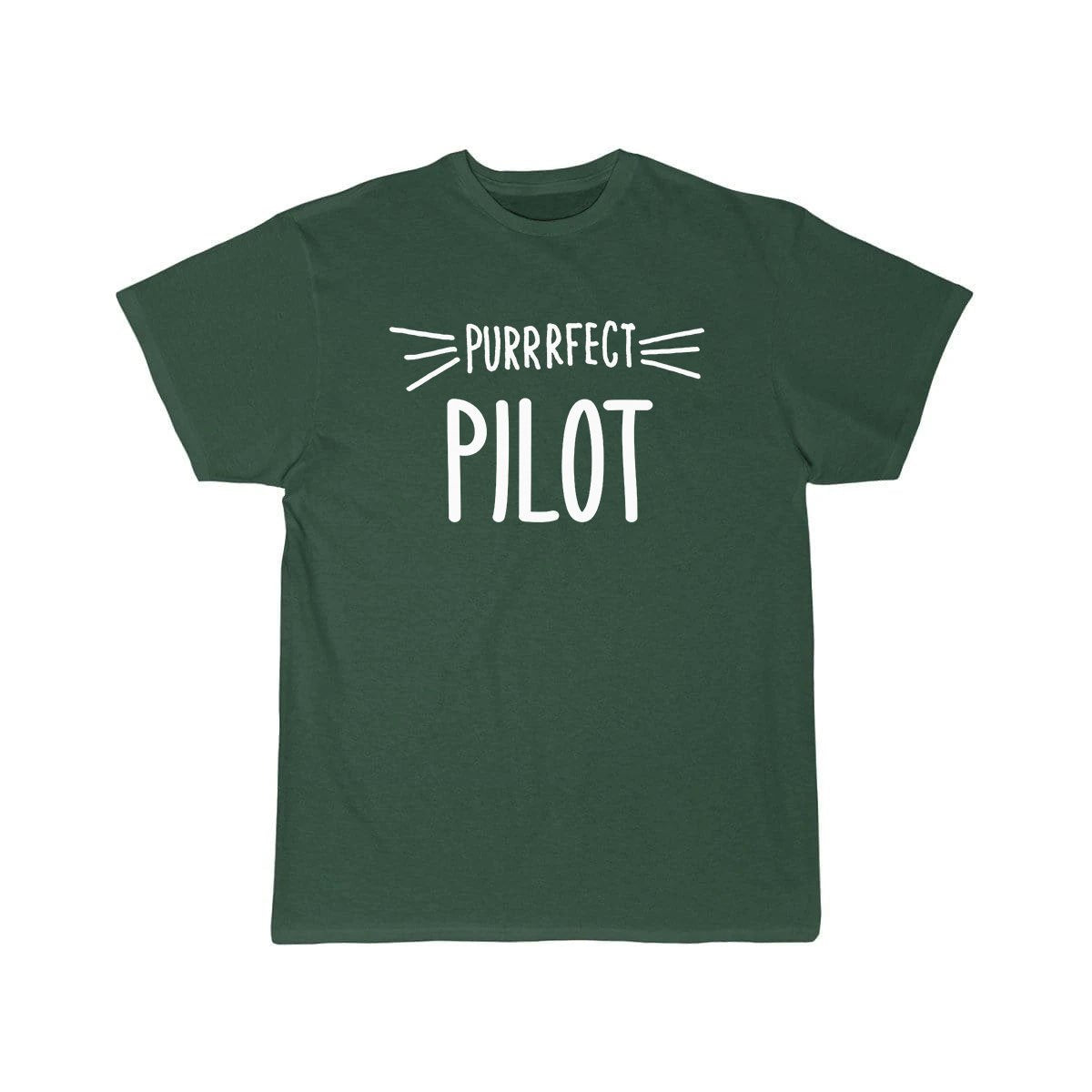 PILOT GIFT CUTE PERFECT PILOT CAT LOVER DESIGN CLASSIC T-SHIRT THE AV8R