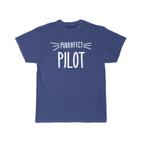 Thumbnail for PILOT GIFT CUTE PERFECT PILOT CAT LOVER DESIGN CLASSIC T-SHIRT THE AV8R