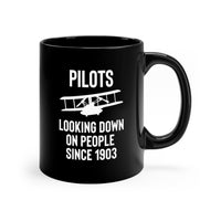 Thumbnail for PILOTS LIIKING DOWN ON PELOLE SINCE 1903 DESIGNED - MUG Printify