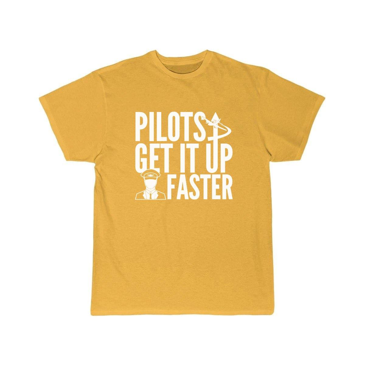 PILOTS GET IT UP FASTER T SHIRT THE AV8R