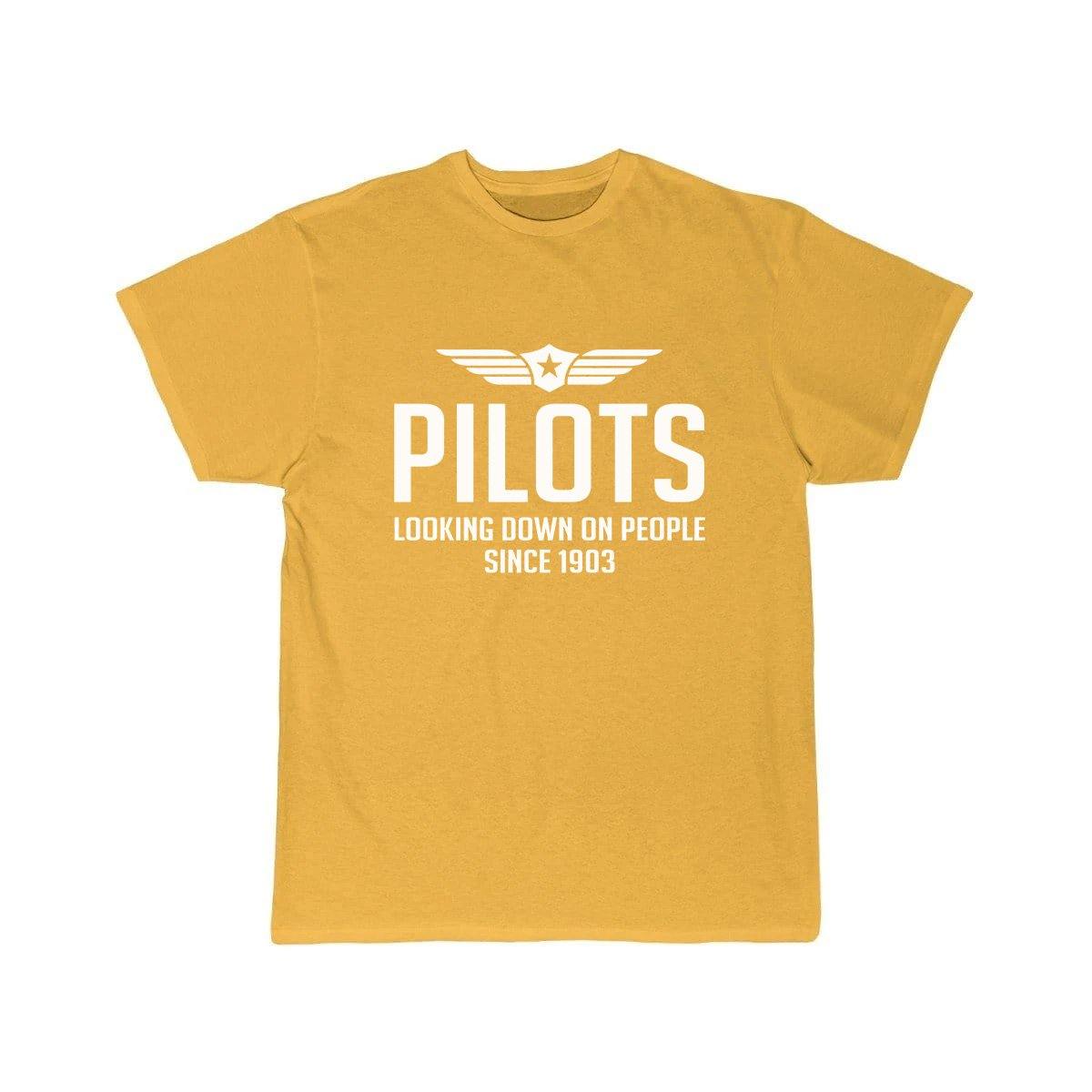 PILOTS LOOKING DOWN ON PEOPLE SINCE 1903 T SHIRT THE AV8R