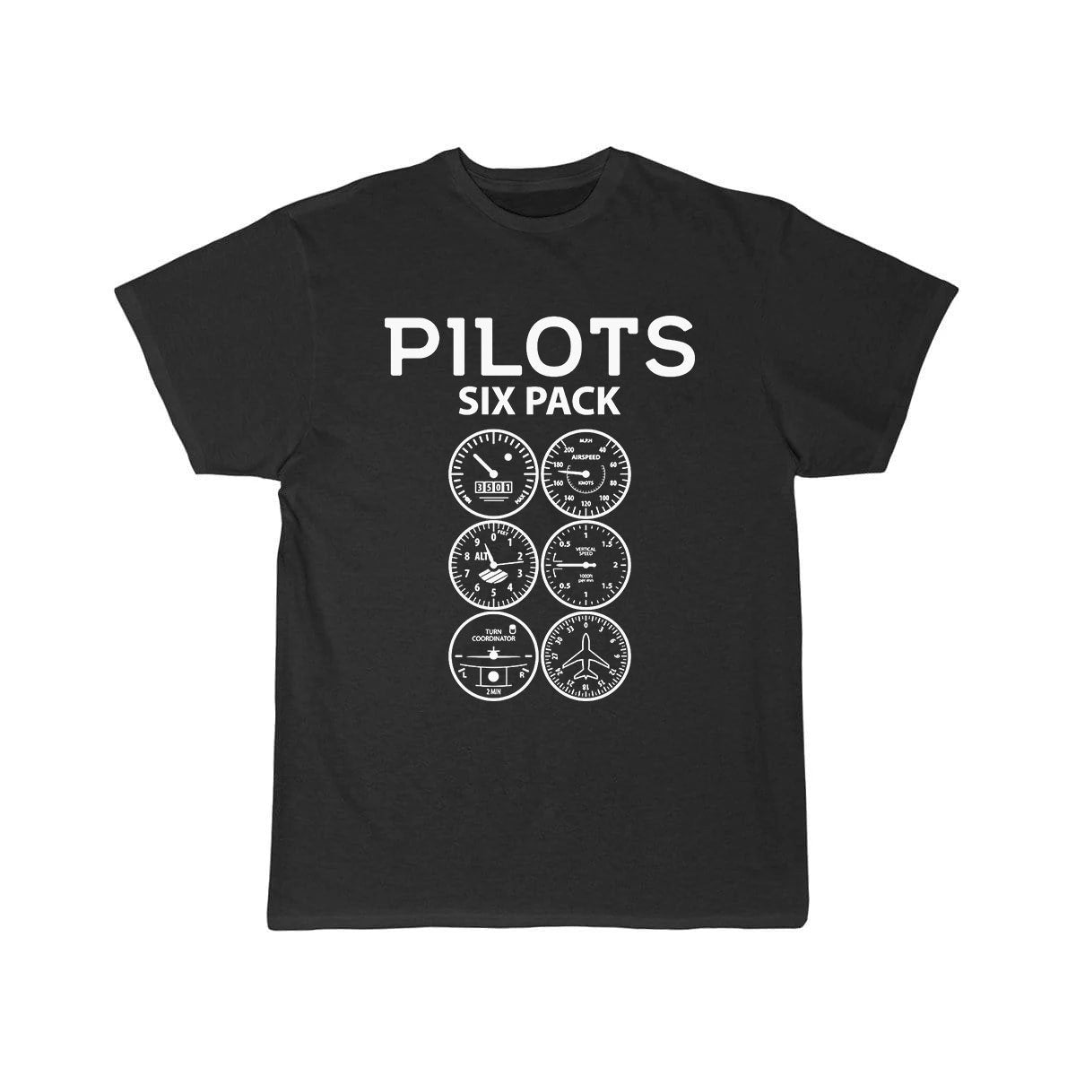 PILOTS SIXPACK - FUNNY AVIATION QUOTES GIFT CLASSIC T-SHIRT THE AV8R