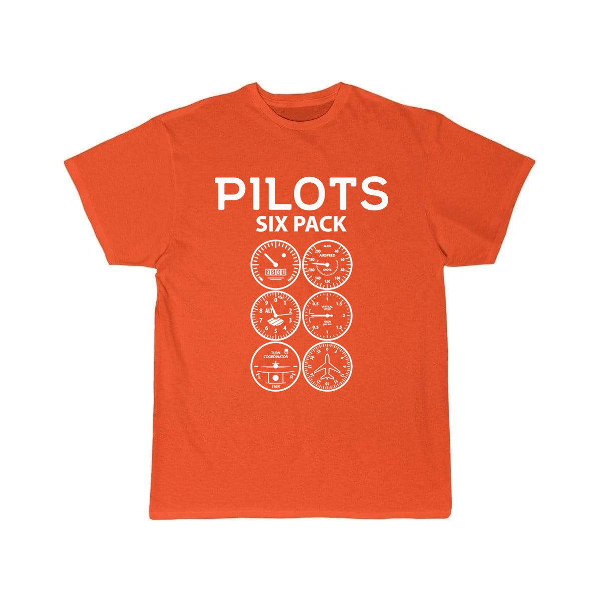 PILOTS SIXPACK - FUNNY AVIATION QUOTES GIFT CLASSIC T-SHIRT THE AV8R