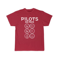 Thumbnail for PILOTS SIXPACK - FUNNY AVIATION QUOTES GIFT CLASSIC T-SHIRT THE AV8R