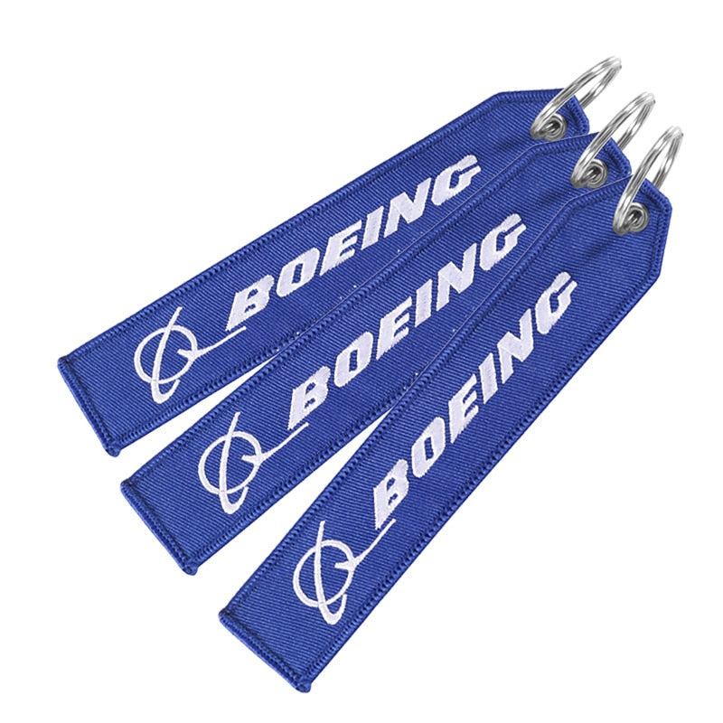 Boeing  Embroidery Key Chains THE AVIATOR