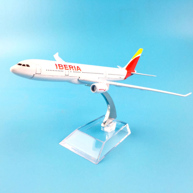 Aircraft Model 16cm Metal Diecast 1:400 Iberia Airbus A330 Model Plane Airplane AV8R