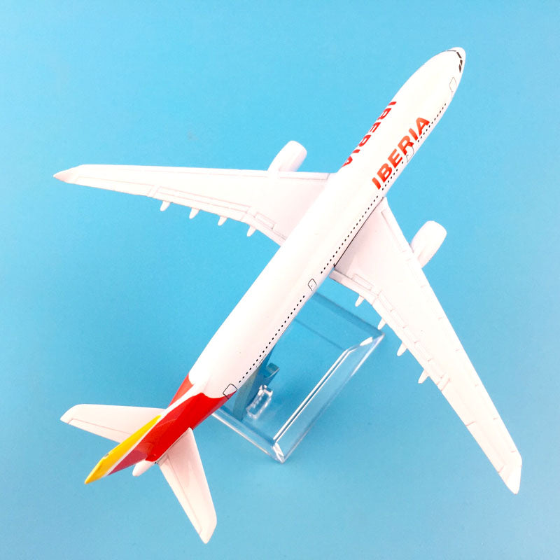 Aircraft Model 16cm Metal Diecast 1:400 Iberia Airbus A330 Model Plane Airplane AV8R